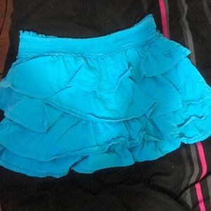 A Blue Skirt